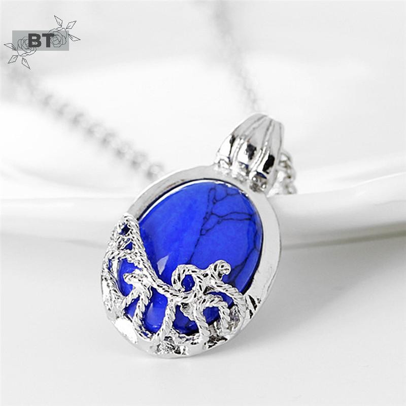 จี้สร้อยคอ Lapiz Lazuli แฟชั่น Katherine Diaries ป้องกันแสงแดด