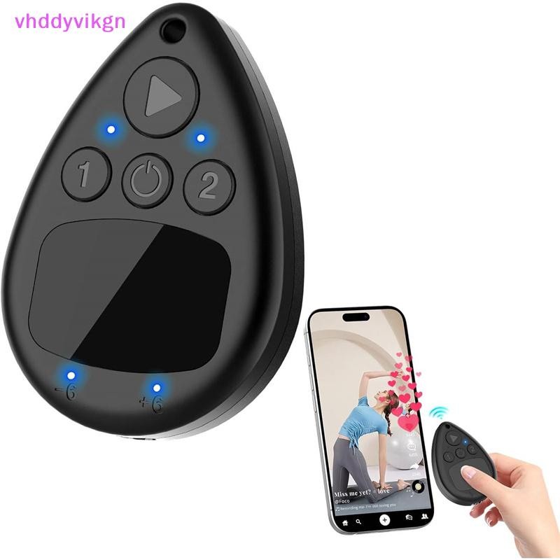 VHDD Wireless Auto Clicker สําหรับ, หน้าจอโทรศัพท์ Tapperfor แฮนด์ฟรี, เงียบและปรับความเร็ว Finger Clicker TH