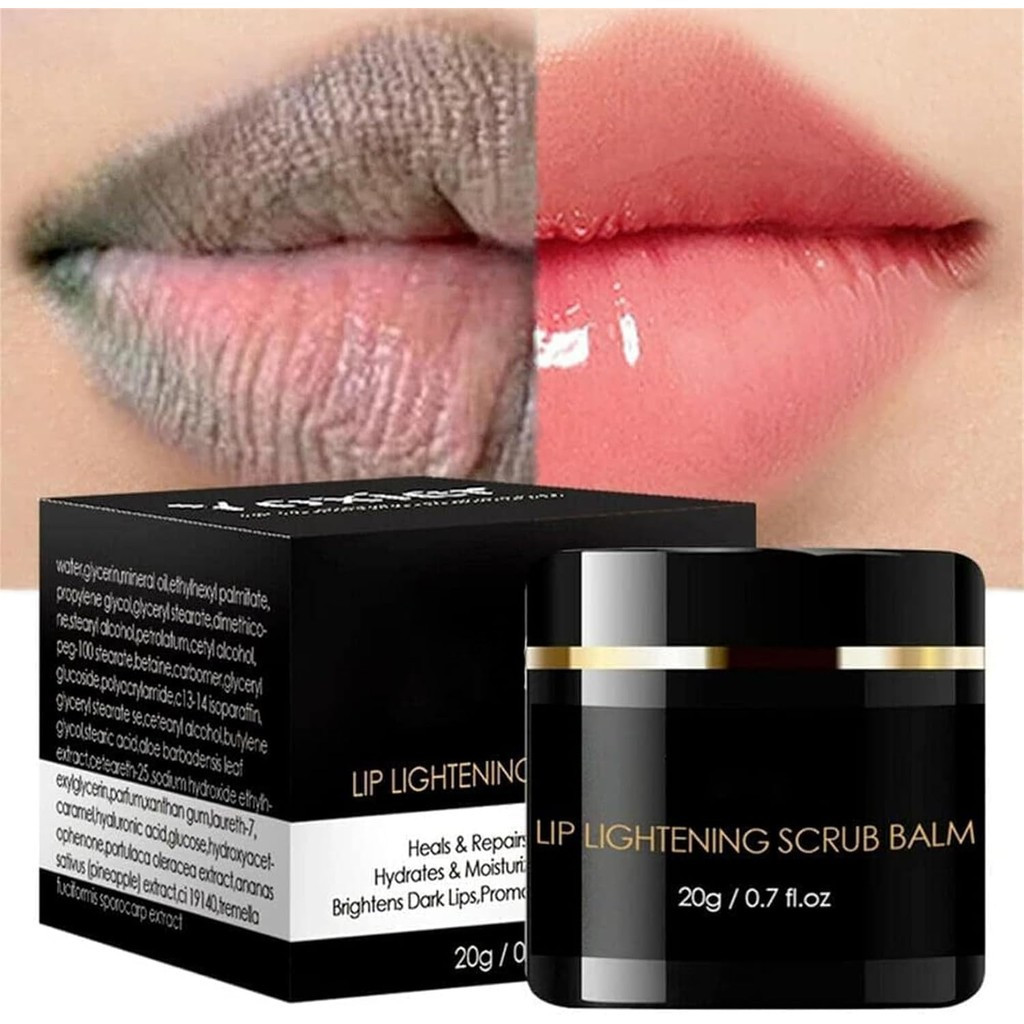 ลิปบาล์ม Lightening Scrub Balm Lightening Brightening Dark/Smaker Lips 20g Dark Lips Lightening Trea