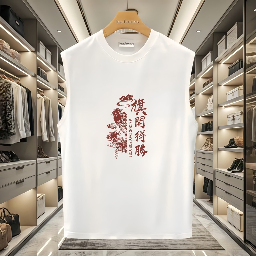 2025 NEW 2025P13 (200g Combed Cotton Vest) G2604 Black/White/S-5XL new23 1TCB