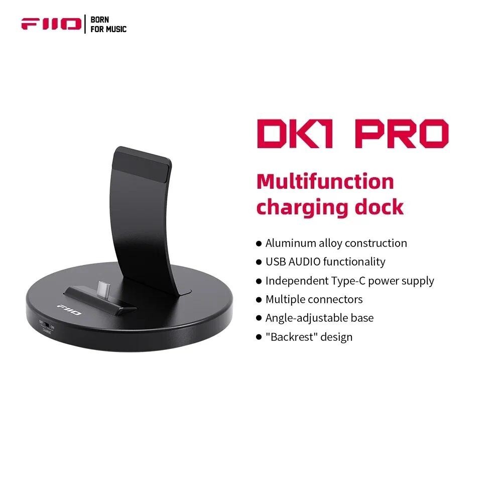 FiiO DK1 Pro เดสก์ท็อปมัลติฟังก์ชั่น TypeC แท่นชาร์จสําหรับ M23 M21 M11 PLUS M15