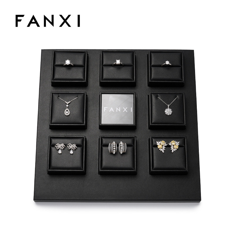 FANXI สร้อยคอแหวนจอแสดงผลเคาน์เตอร์ขาตั้งจอแสดงผลเครื่องประดับ High-End เครื่องประดับ Vancy Store ธุ