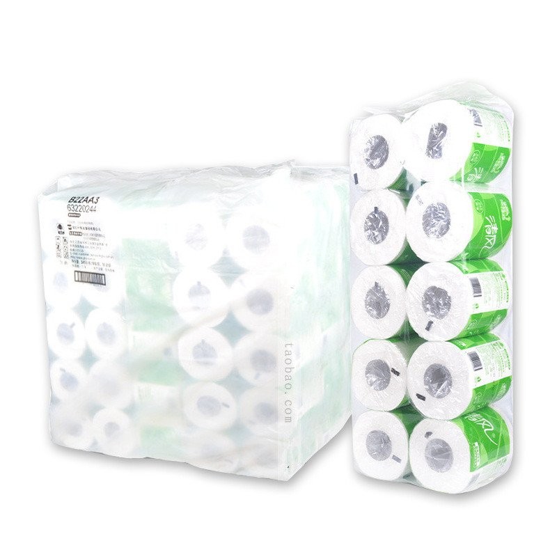 B22AA3S กระดาษชําระในครัวเรือนราคาไม่แพงแพ็ค 245 Core Layer Breeze ห้องน้ํากระดาษชําระส่วน 3 Log Rol