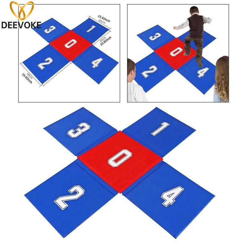 [cuticate11] Kids Jumping Pad Cross Shaped for Team Building Games School Team Race