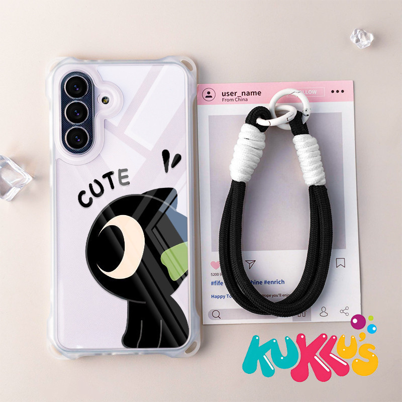 HP GANTUNGAN ขนาดเล็กแมวดําเคสโทรศัพท์ + ไม้แขวนเสื้อสําหรับRealme C75X C71 C75 C51 C51Sหมายเหตุ 50 