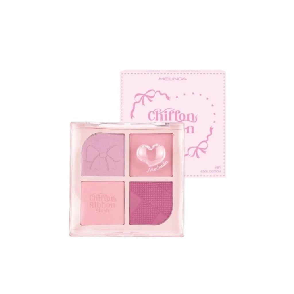 ♦️ของแท้·ส่งด่วน·ถูก♦️Meilinda Chiffon Ribbon Blush #MC5102 เมลินดา ชิฟฟ่อน ริบบ้อน บลัช x 1 ชิ้น dayse