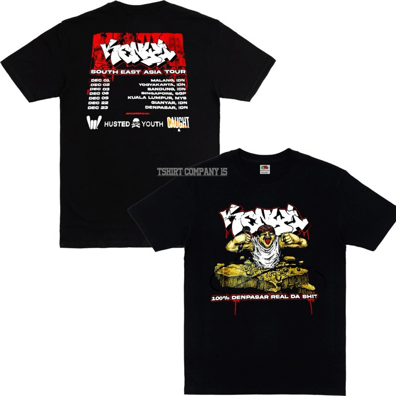 เสื้อยืด Kingdown - เสื้อยืดวง Denpasar City Hardcore / Hardcore 100% beatdown Denpasar Hardcore
