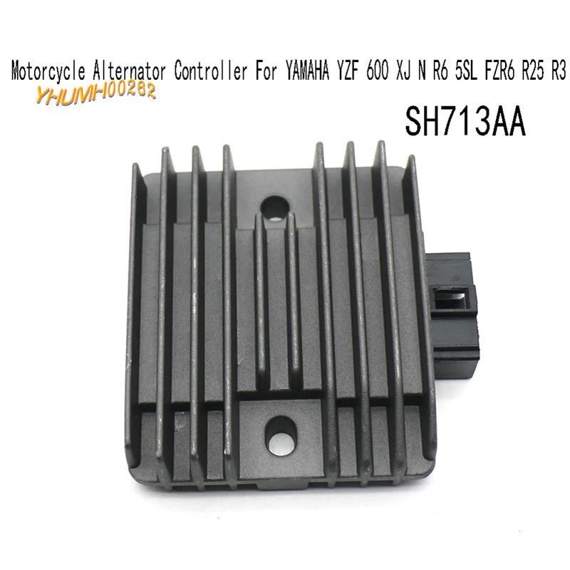 [Bestseller Y2]SH713AA ตัวควบคุมไดชาร์จสากลสําหรับ YZF 600 XJ N R6 5SL FZR6 R25 R3 เครื่องปรับแรงดัน