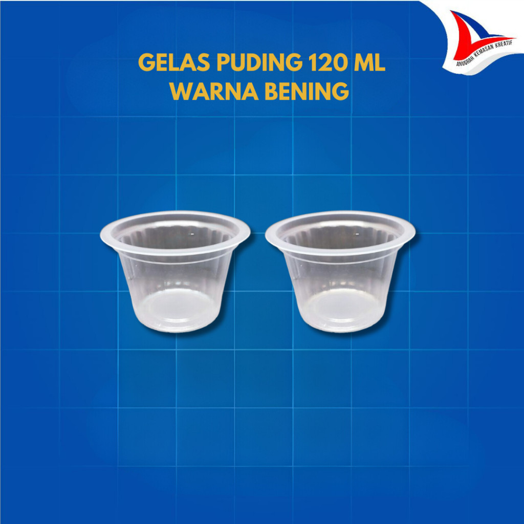 Jaguar Pudding Cup Pudding Cup Agar แก้วใส Nat 120 ML ปริมาณ 50 ชิ้น