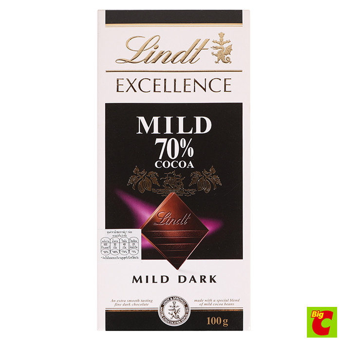 ลินด์ เอ็กเซอร์แลนซ์ มายด์ ดาร์ก 70% โกโก้ ช็อกโกแลต 100 ก.