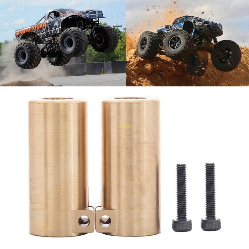 Youn ชุดรถทองเหลืองทําชุดเพลาหลังสําหรับชิ้นส่วนทดแทน SCX10II