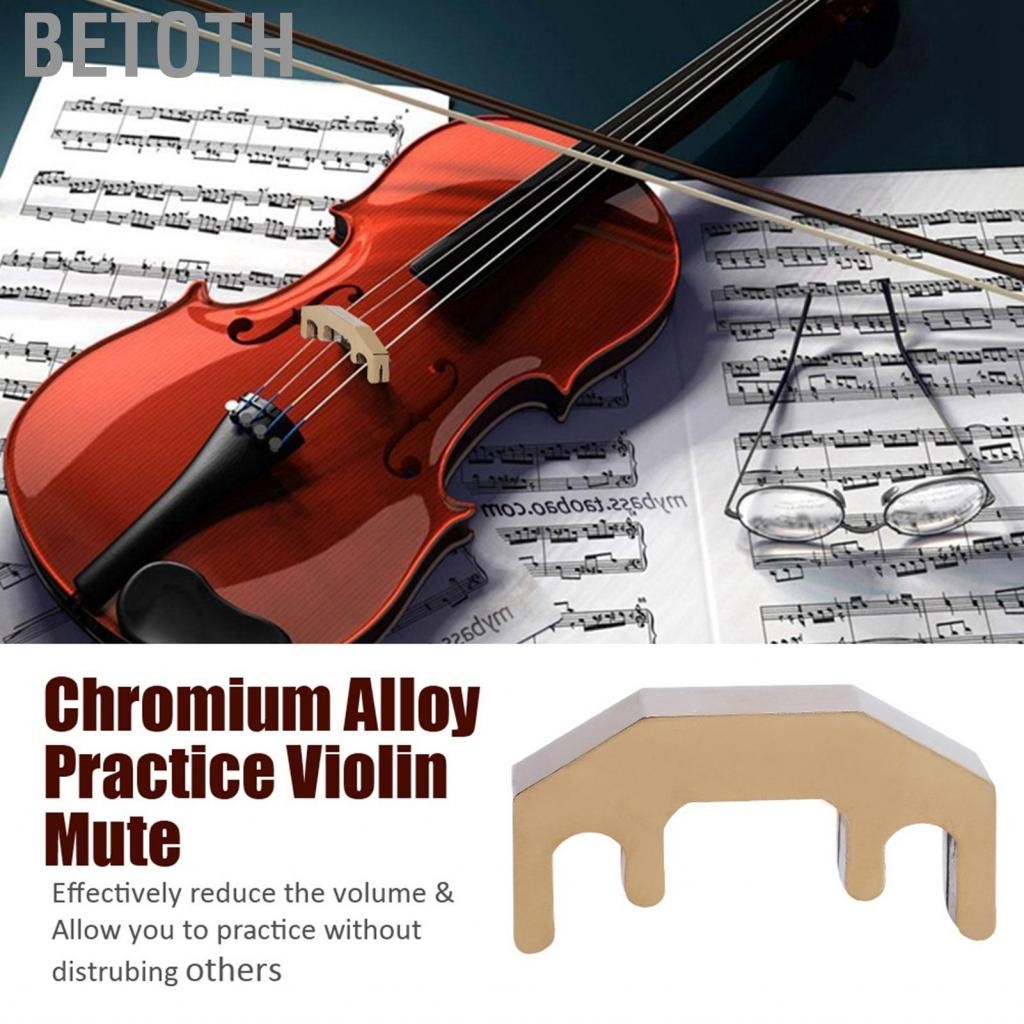 Betoth Betoth Alloy Practice Violin Mute Musical Instrumentory สำหรับผู้เล่น