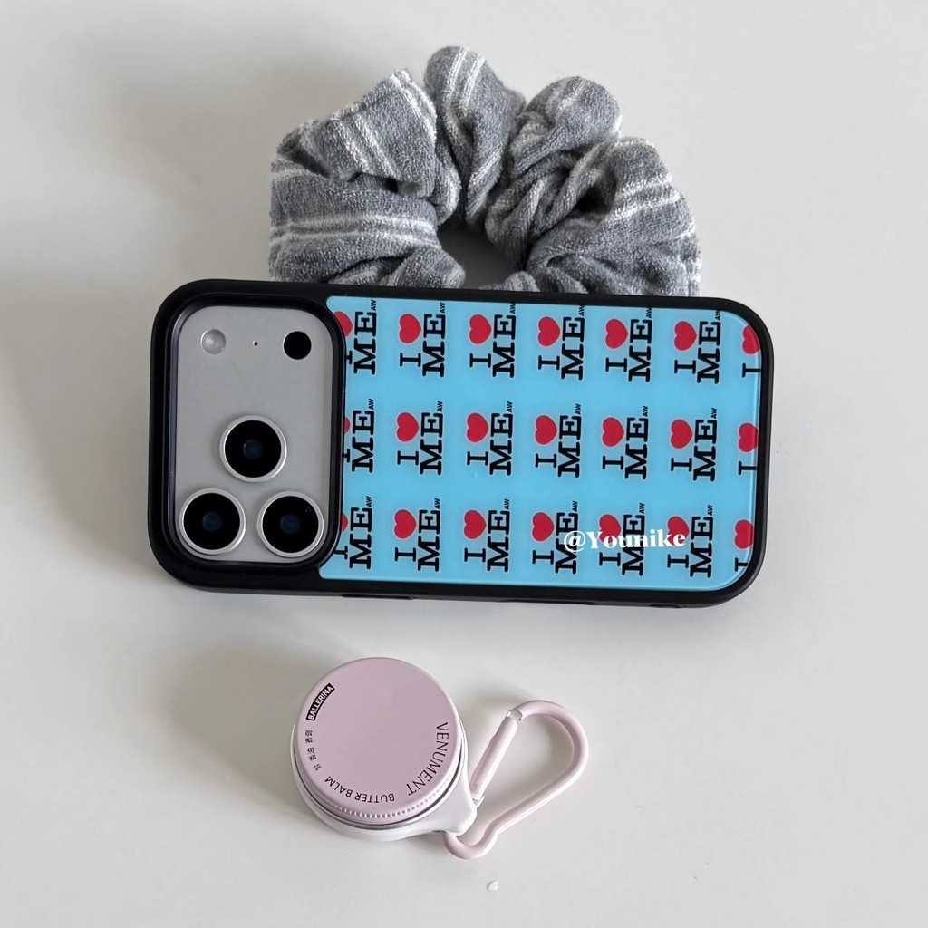 I love me American Retro love Yourself เหมาะสําหรับ iphone17pro/17promax เคสป้องกัน Apple 16 เคสโทรศัพท์ 16promax เคสป้องกัน 15 กันกระแทก 13/14 เคส 17air แฟชั่นคู่ที่ไม่ซ้ํากัน 11/12case