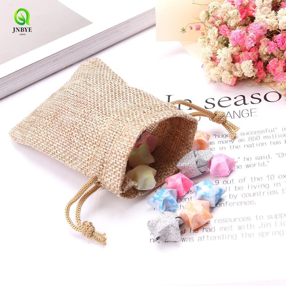 JNBYE Bag Mini Gunny Candy Drawstring Pouch Party Rustic Sack Favor