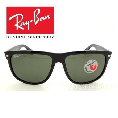 [ต้นฉบับ] R baysunglasses 4147 601/58 60 สีดําโพลาไรซ์สีเขียวแว่นตากันแดดเรซิ่นแท้ 2KVK hhr999