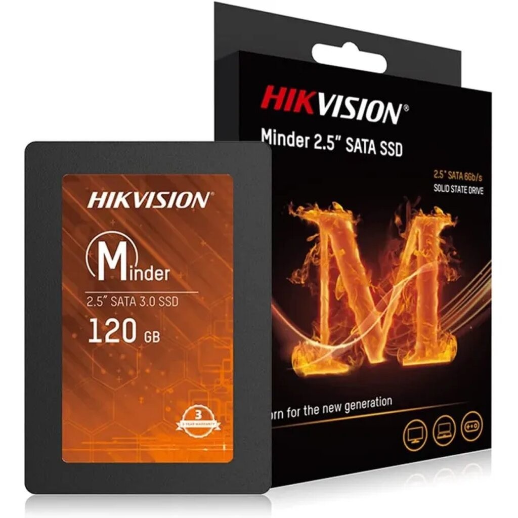 HIKVISION SSD SATA MINDER 120GB (HS-SSD-MINDER(S)/120G) รับประกัน 3 ปี