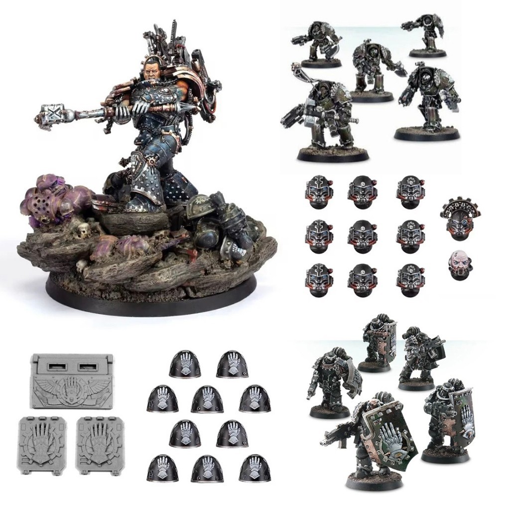Ferrus Manus, Iron Hands Legion Medusan Immortals, Gorgon Terminators, โมเดลเรซิ่น (ประกอบไม่ทําสี)