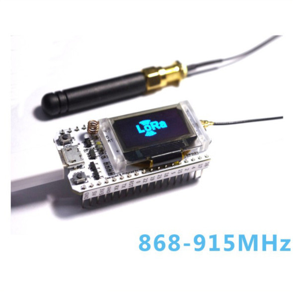 开发板SX1276 ESP32芯片非模块OLED WIFI LoRa节点868-915