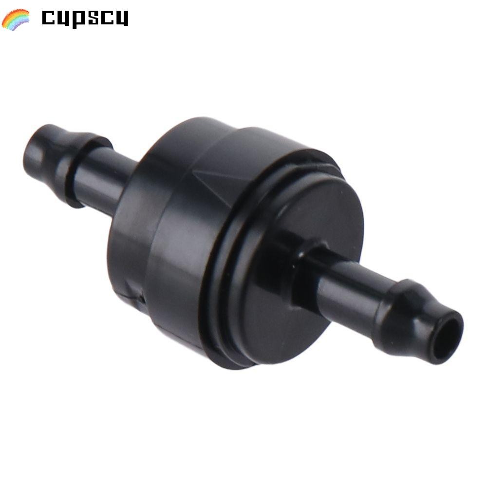 CUPSCU One-way Check Valve, Non Return Black Check Valve, One-way Valve One Way 1/8" 3/16" 1/4" Nylo