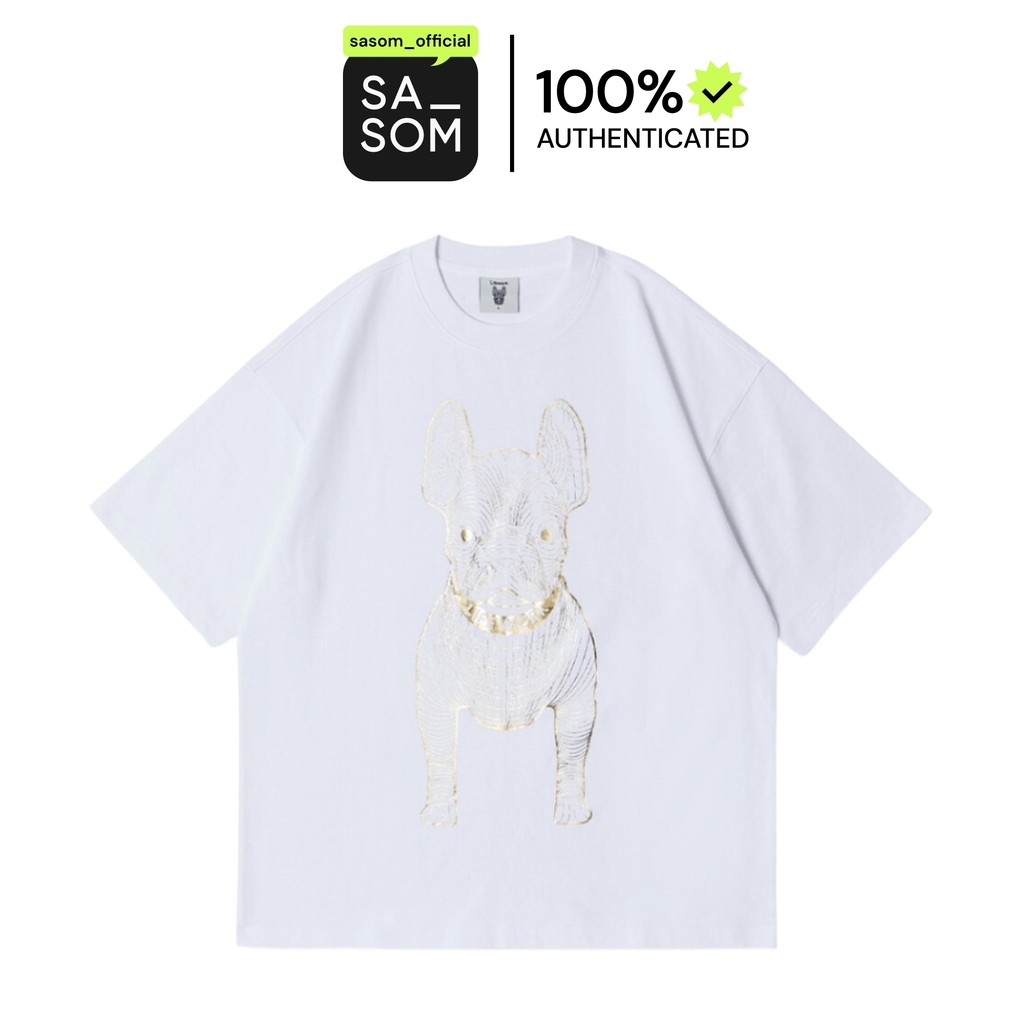 Lifework Foil Print Big Ladok Logo TS Pattern White | ของแท้ ตรวจสอบโดย SASOM