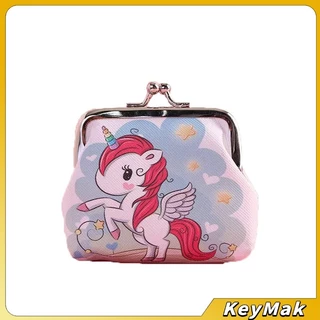 KeyMak กระเป๋าใส่เหรียญ ภาพการ์ตูน กระเป๋าปิ๊กแป๊ก กระเป๋ามินิ Coin Purse