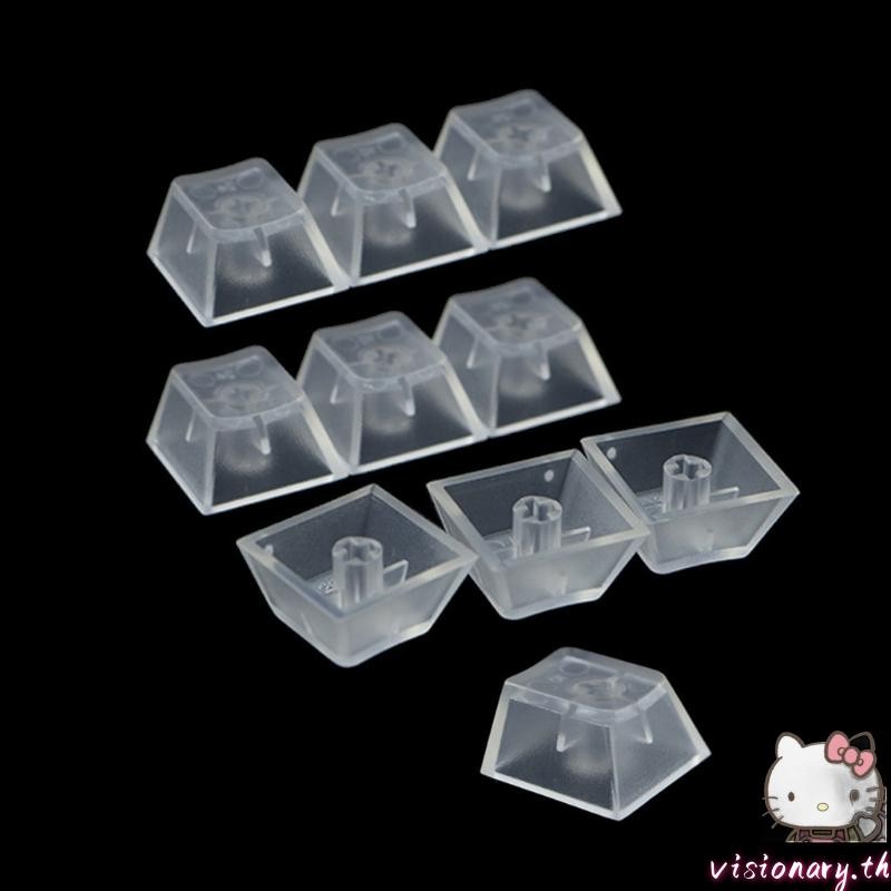 Vision 10 ชิ้น ABS Keycaps ชุดหนา ABS Keycaps สําหรับคีย์บอร์ดแบบกลไกเท่านั้น Keycaps