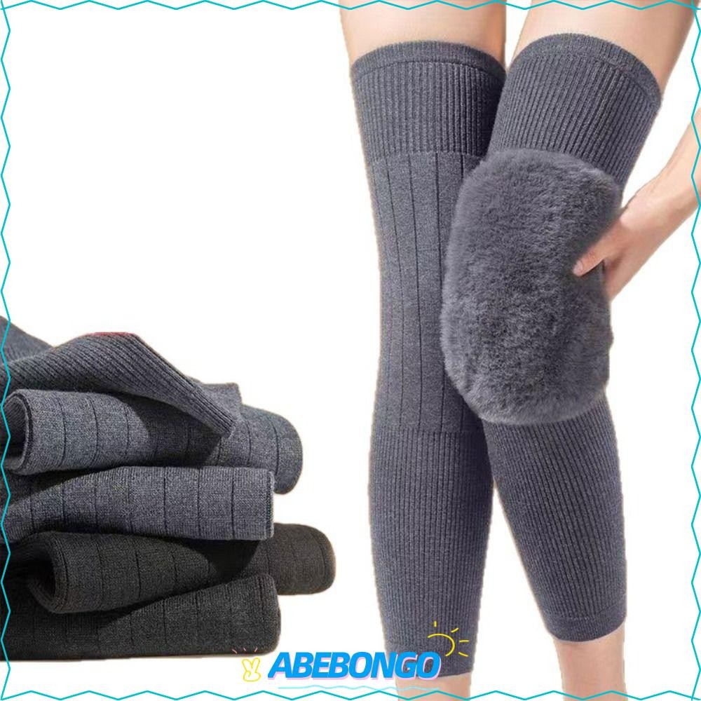 ABEBONGO ปลอกเข่าหนานุ่มสำหรับฤดูหนาว ออกแบบเพื่ออเนกประสงค์และยืดหยุ่น ป้องกันลมและอากาศเย็น
