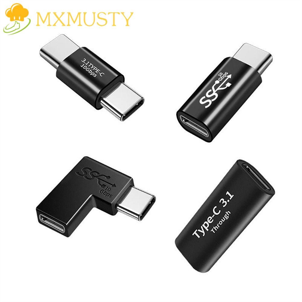 MXMUSTY Charger Connector Female to Female USB Type C Charger Head Type-C Extension Male to Female F