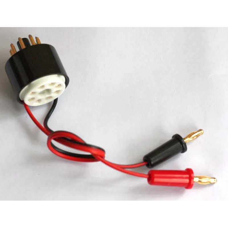 8Pin หลอด cathode bias current Probe ซ็อกเก็ตสําหรับทดสอบ 6L6 6V6 EL34 KT88 5881