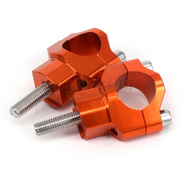 รถจักรยานยนต์ 1 1/8 "28 มม.Handlebar Clamp Risers Bar Mount Clamp สําหรับ KTM 125-530 Sx Sx-F Exc Xc