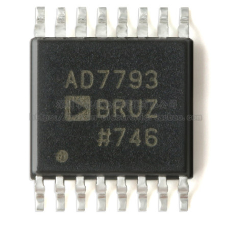 AD7793BRUZ-REEL TSSOP-16 24-Bit -  ตัวแปลงดิจิตอลโหมด (ADC) ของแท้