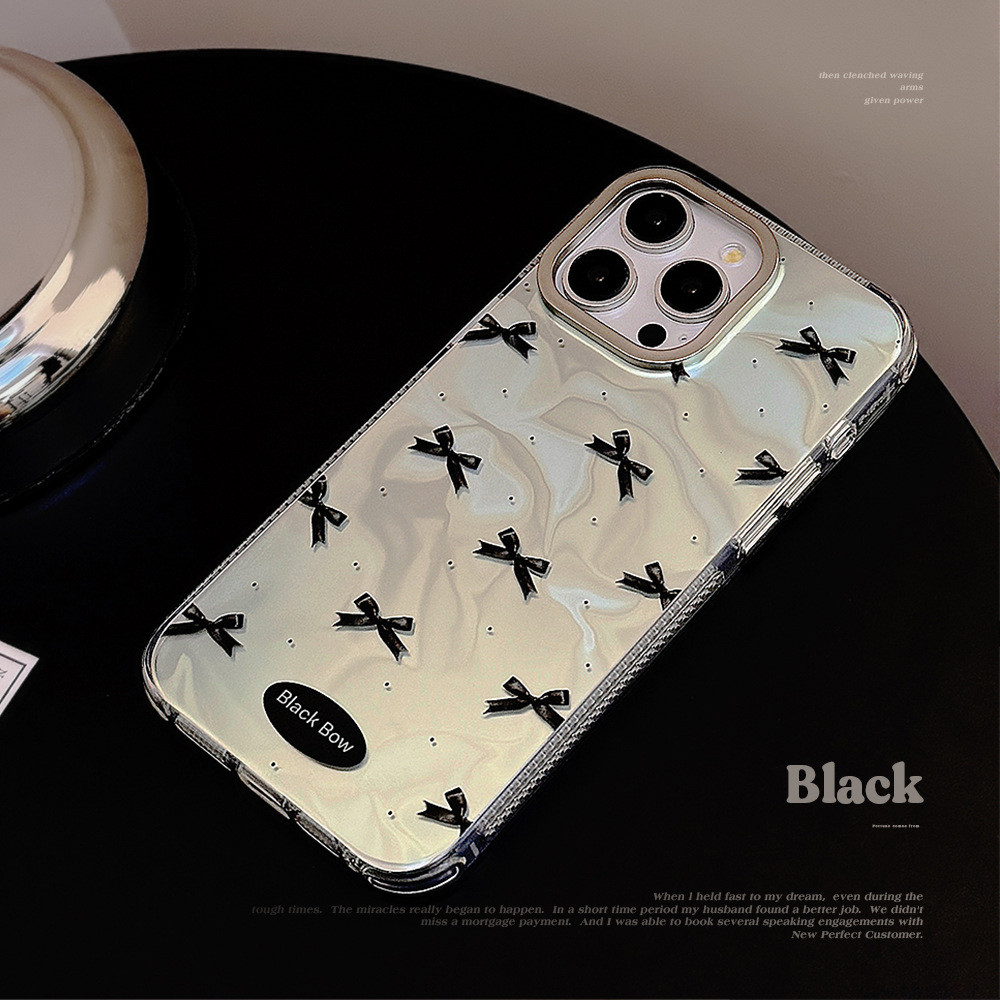 Fresh Suitable for Iphone15 Apple 16 Phone Case 13 Mint Green Bow 14promax Water Ripple 12 PxXE