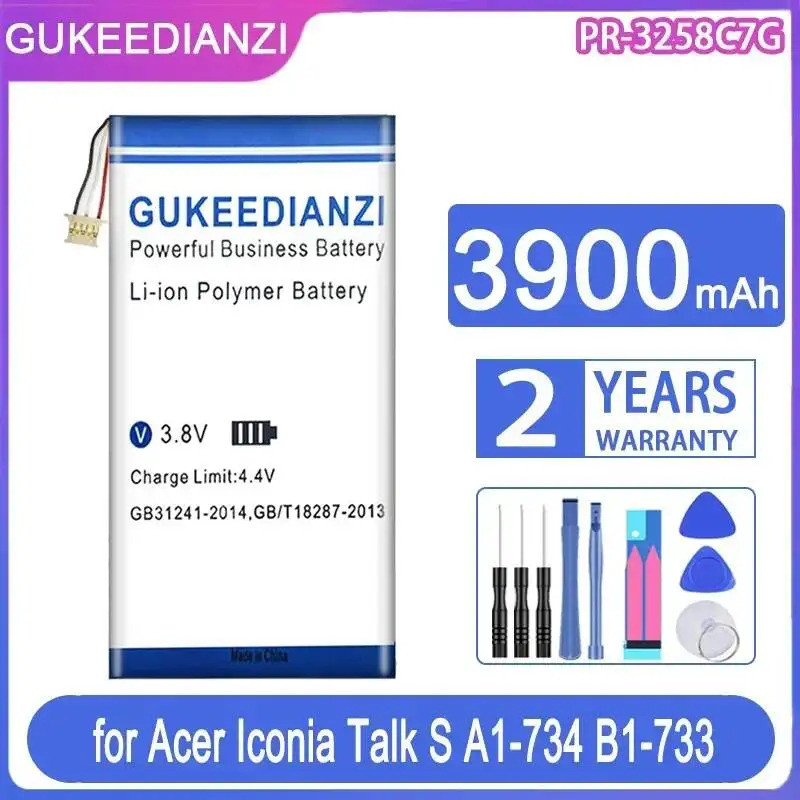 PR-3258C7G สําหรับ Acer Iconia Talk S A1-734 B1-733 แท็บเล็ต 3 สายแบตเตอรี่แท็บเล็ตความเข้ากันได้สูง