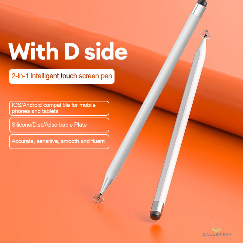 ปากกาสัมผัสแม่เหล็ก 2-in-1 สำหรับโทรศัพท์ แท็บเล็ต วาดภาพ แก้ไขภาพ ปากกาแบบ Capacitive -CY