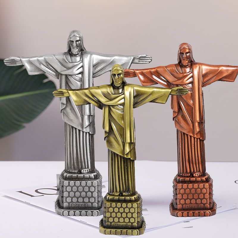 Creative Brazil Landmark Travel Building Model ตกแต่งของขวัญคริสต์มาสตกแต่ง Creative Brazil Landmark