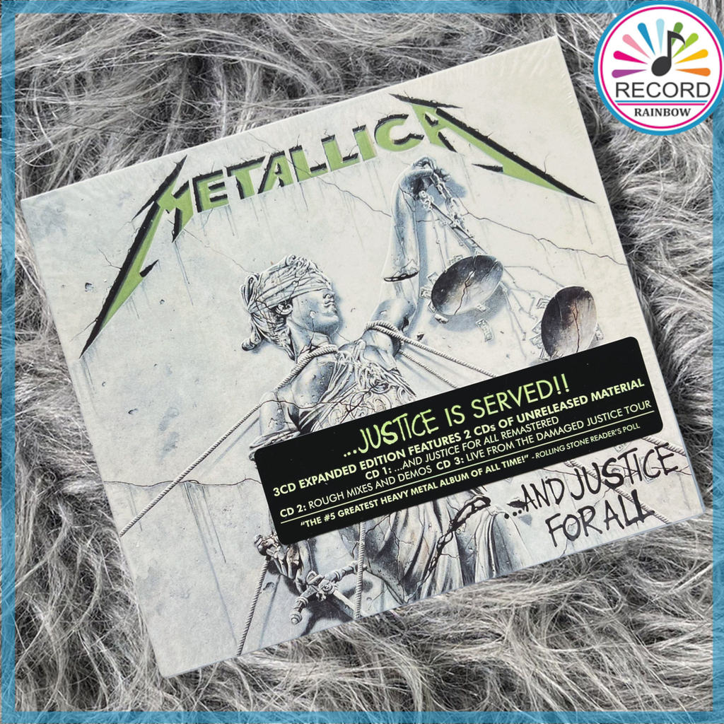 Original Metallica - ...And Justice For All Heavy Metal 3CD Album [Sealed] Brand New 0615