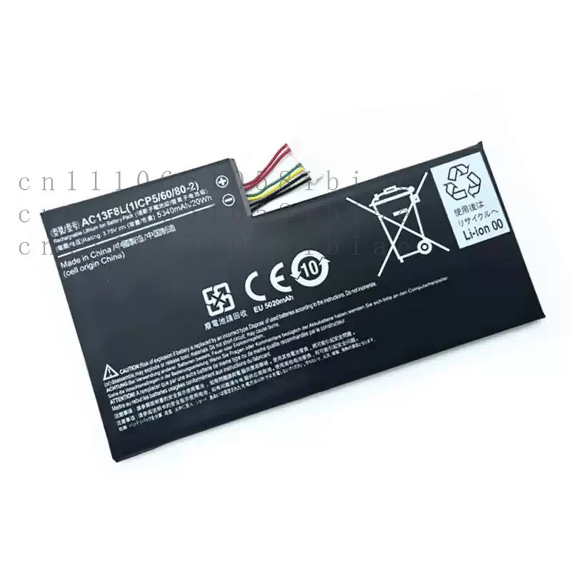 ใหม่ 3.75V 20Wh AC13F3L AC13F8L แบตเตอรี่แล็ปท็อปสําหรับ Acer Iconia Tab A1-A810 A1-A811 W4-820P W4-