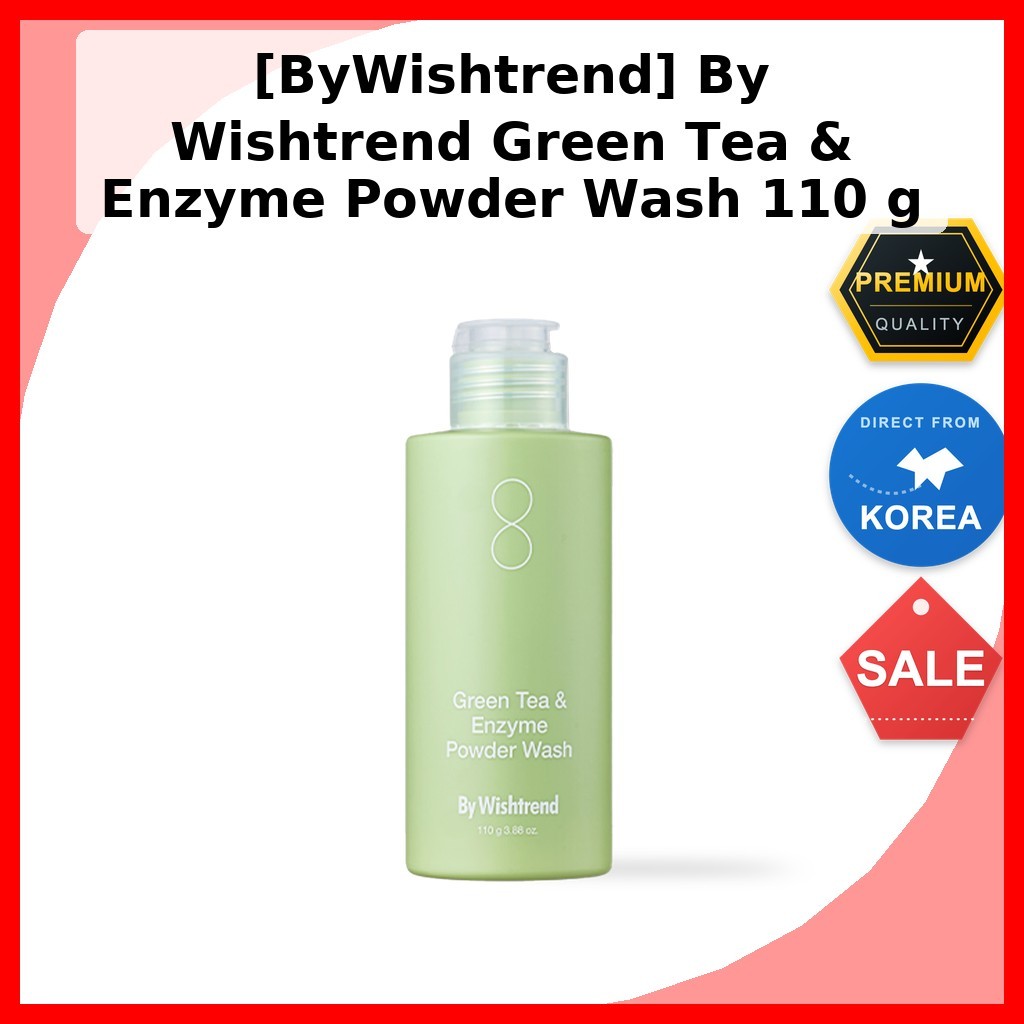 [ByWishtrend] By Wishtrend Green Tea & Enzyme Powder Wash 110 g / Korean Facial Cleanser / Enzyme Po