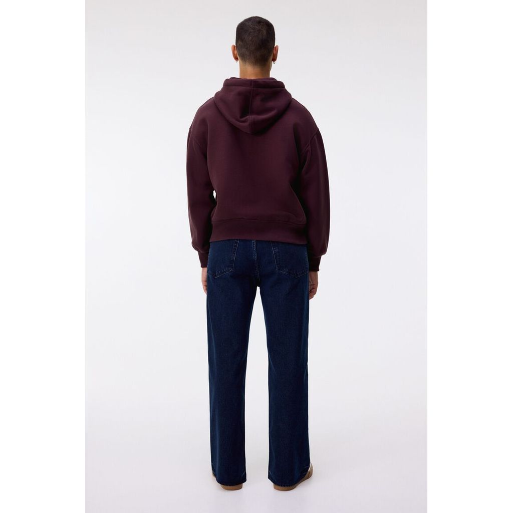 H&M(เอชแอนด์เอ็ม) ฮู้ดดี้ซิปผ่านแบบโอเวอร์ไซส์ฟิต Men Oversized Fit Zip-through hoodie 1240531_8