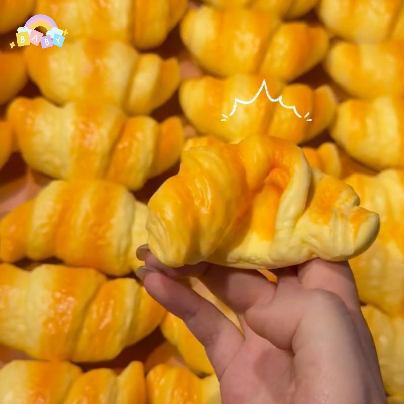 [BB-t] Squishy Slow Rebound ของเล่นบรรเทาความเครียด 1 ชิ้น Croissant Cat Paw แป้งทอด Sti บีบของเล่นเด็กผู้ใหญ่ผ่อนคลายของขวัญใหม่