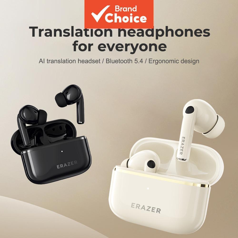 หูฟังเกมมิ่งเพลง Erazer XT89PRO | หูฟังบลูทูธไดนามิก 13 มม. บลูทูธ 5.4 แปลภาษาลดเสียงรบกวน AI กันน้ํ