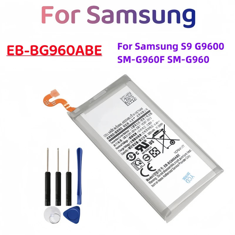 EB-BG960ABE แบตเตอรี่สําหรับ Samsung GALAXY S9 G9600 G960F SM-G960 คุณภาพสูง Batterij