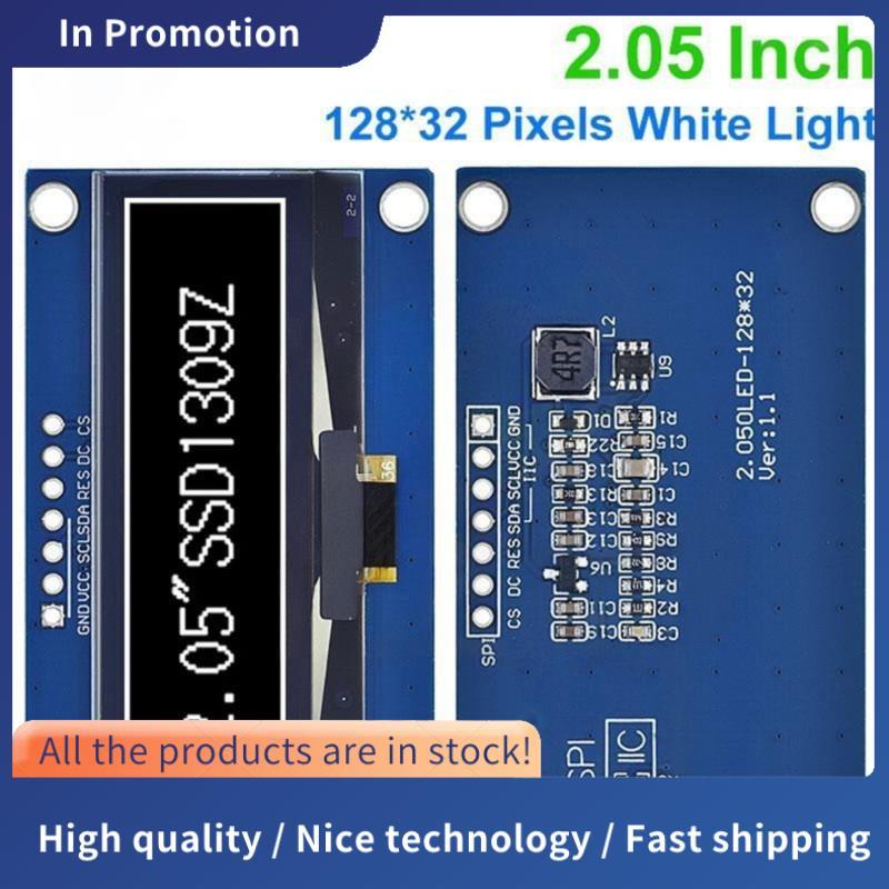 สําหรับใช้งานร่วมกับ 2.05 นิ้วโมดูลจอแสดงผล OLED 128x32 SSD1309 Controller SPI อินเทอร์เฟซ LCD