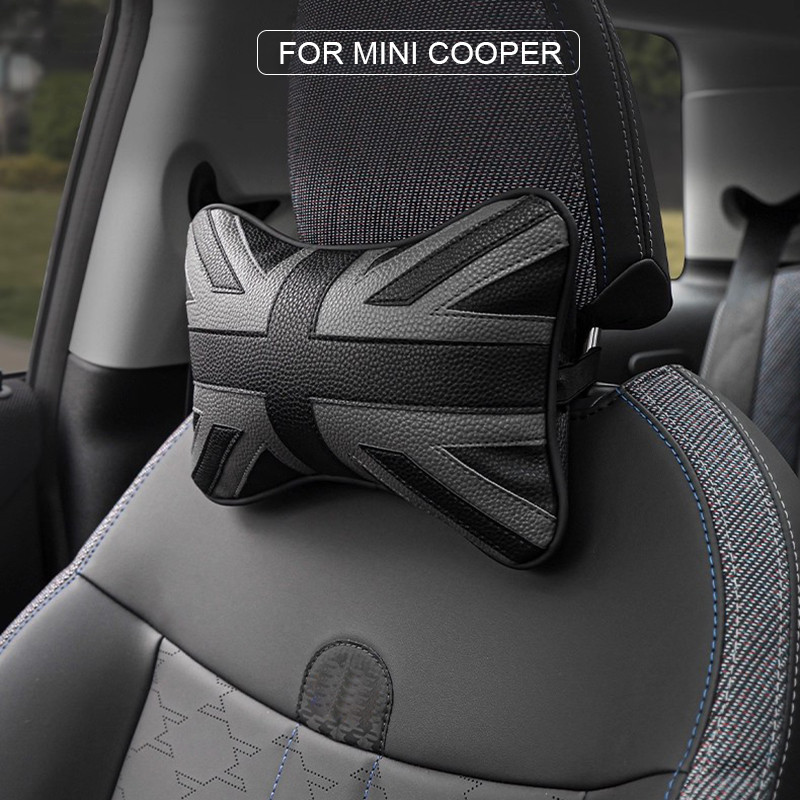 รถ Headrest คอสนับสนุนที่นั่งนุ่มคอหมอนสําหรับ Mini Cooper J01 J05 Aceman U25 Countryman F65 F66 F67