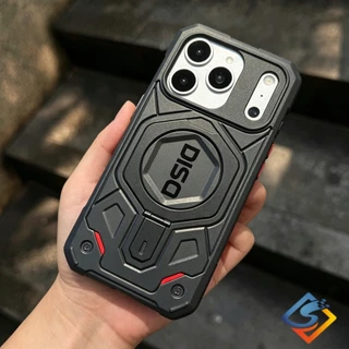 DISD Supreme Armor ขาตั้งแม่เหล็กสําหรับ iPhone 12 13 14 15 16 17 Pro Max Matte Full Coverage กันชนกันกระแทก