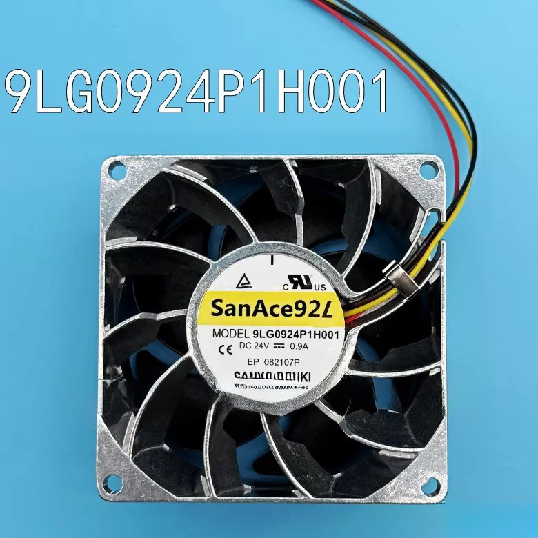 9LG0924P1H001 เดิมแท้ Sanyo Sanyo 0.9A DC พัดลมพัดลมระบายความร้อน 24VDC