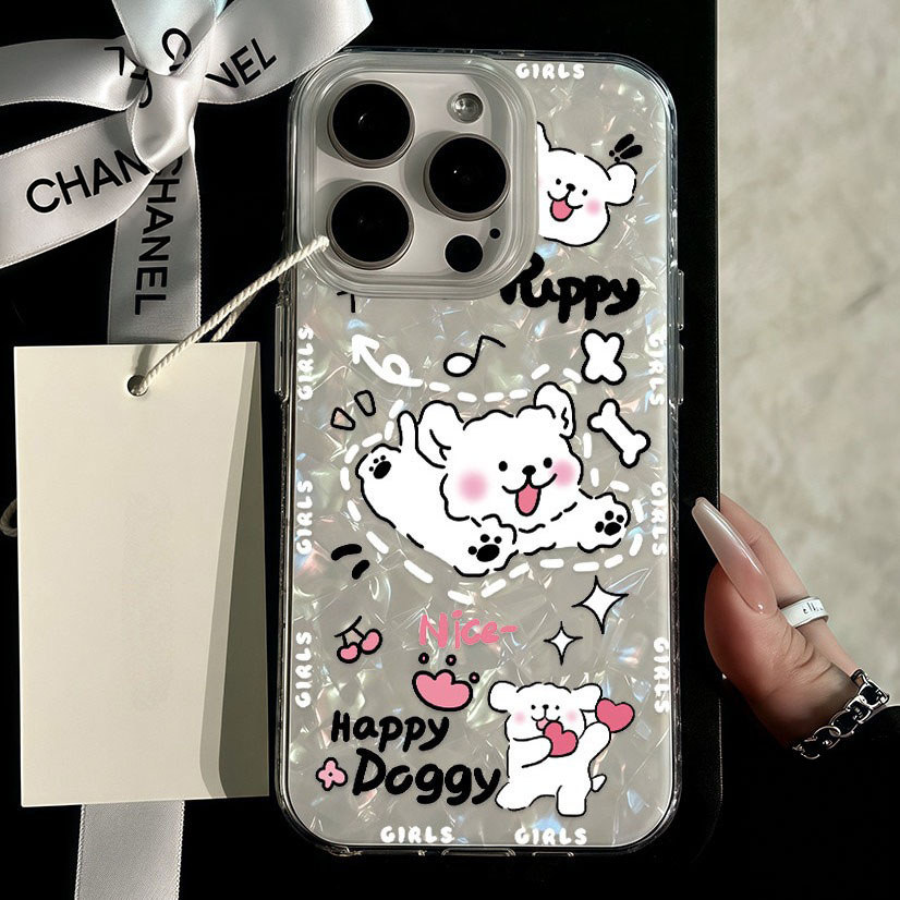 ลายการ์ตูน เคสไอโฟน16 สำหรับ IPhone 12 11 15 13 16 14 Pro Max 7Plus 8Plus XR XS X Max 7 15 8 Plus SE เคสไอโฟนสวยๆ Case