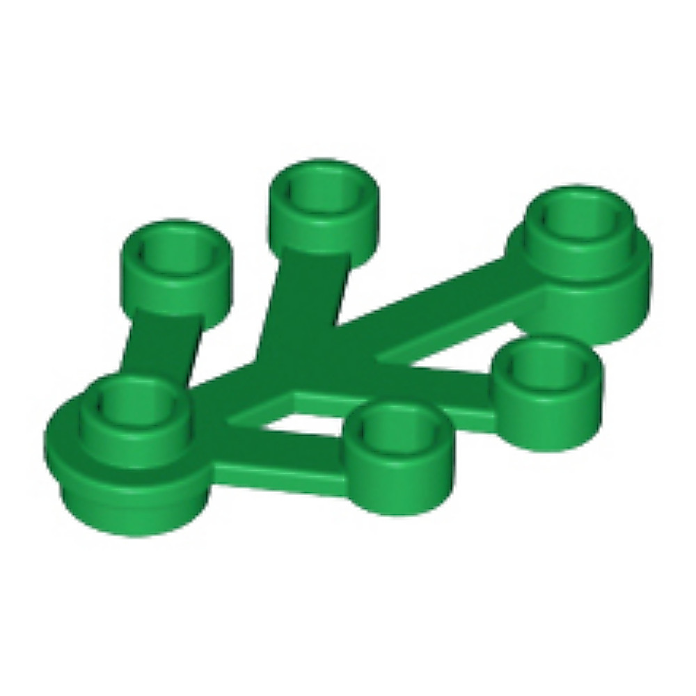 [Plant] ชิ้นส่วนเลโก้ Lego Part Plant Leaves 4 x 3 (2423) ราคา/ชิ้น