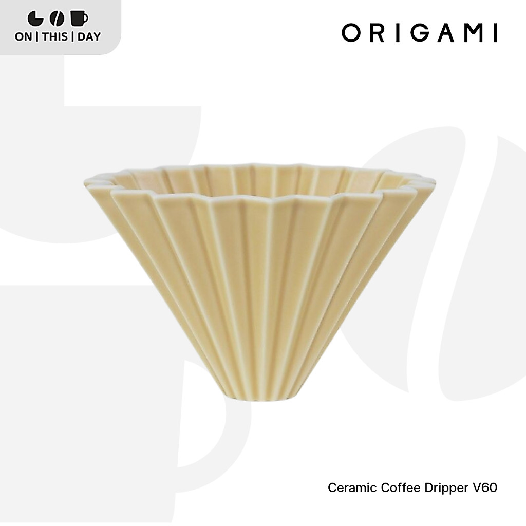 ORIGAMI Ceramic Coffee Dripper V60 Filter Cup S / M ดริปเปอร์โอริกามิ ของแท้ 100%