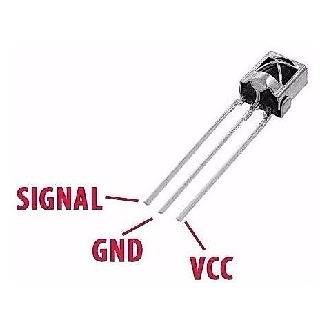 1pcs อินฟราเรด IR Receiver TL1838 VS1838B 1838 38 KHz